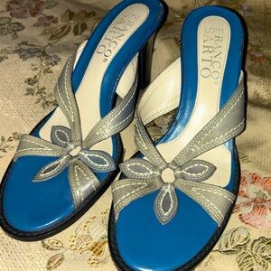 Franco Sarto Blue heels